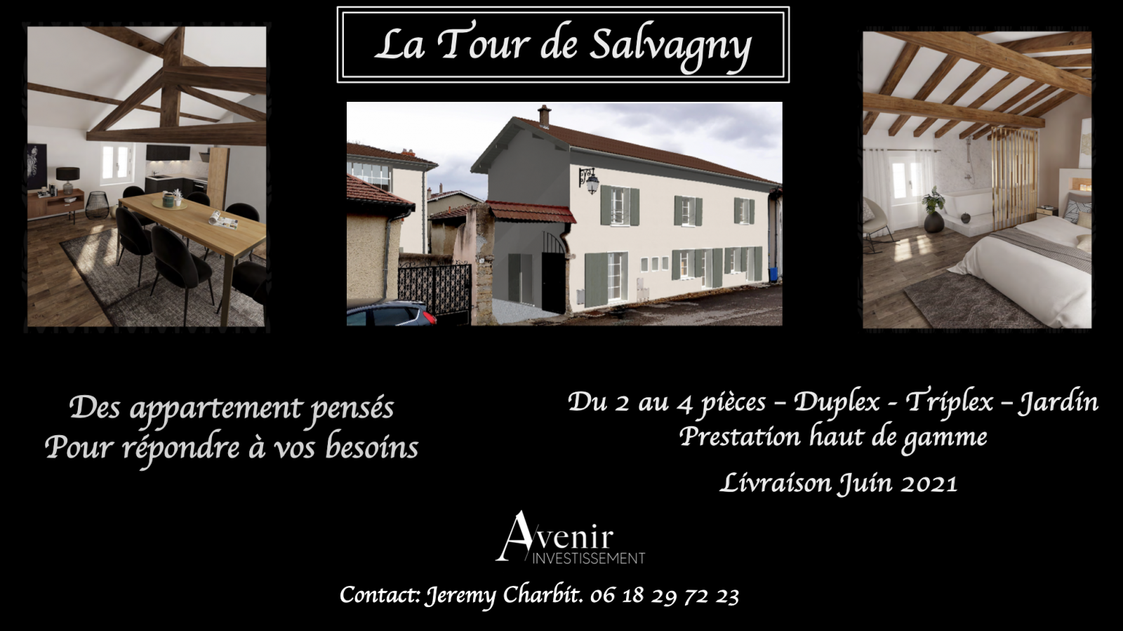 Image_1, Rez de jardin, La Tour-de-Salvagny, ref :JCJCTRIPLEX